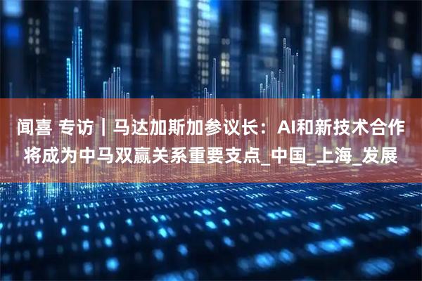 闻喜 专访｜马达加斯加参议长：AI和新技术合作将成为中马双赢关系重要支点_中国_上海_发展