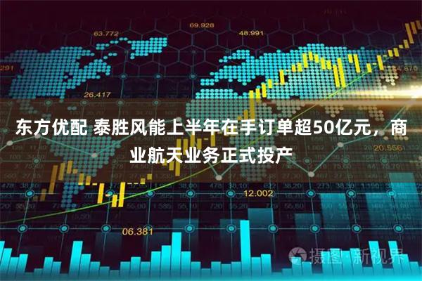 东方优配 泰胜风能上半年在手订单超50亿元，商业航天业务正式投产